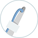 Barbed PDO thread mit L-Type Blunt Tip Cannula (19G-23G)