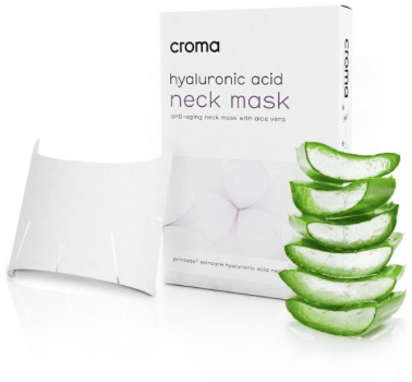 Croma Princess Saypha Hyaluronic Acid Neck Mask (4 Masken)