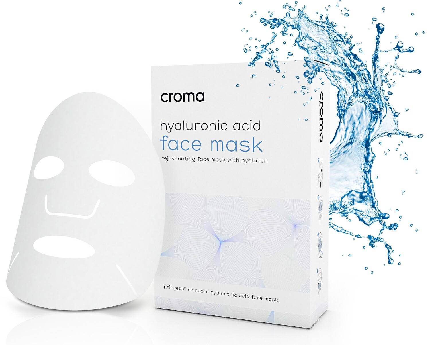 Croma Hyaluronic Acid Face Mask(8 Masken)